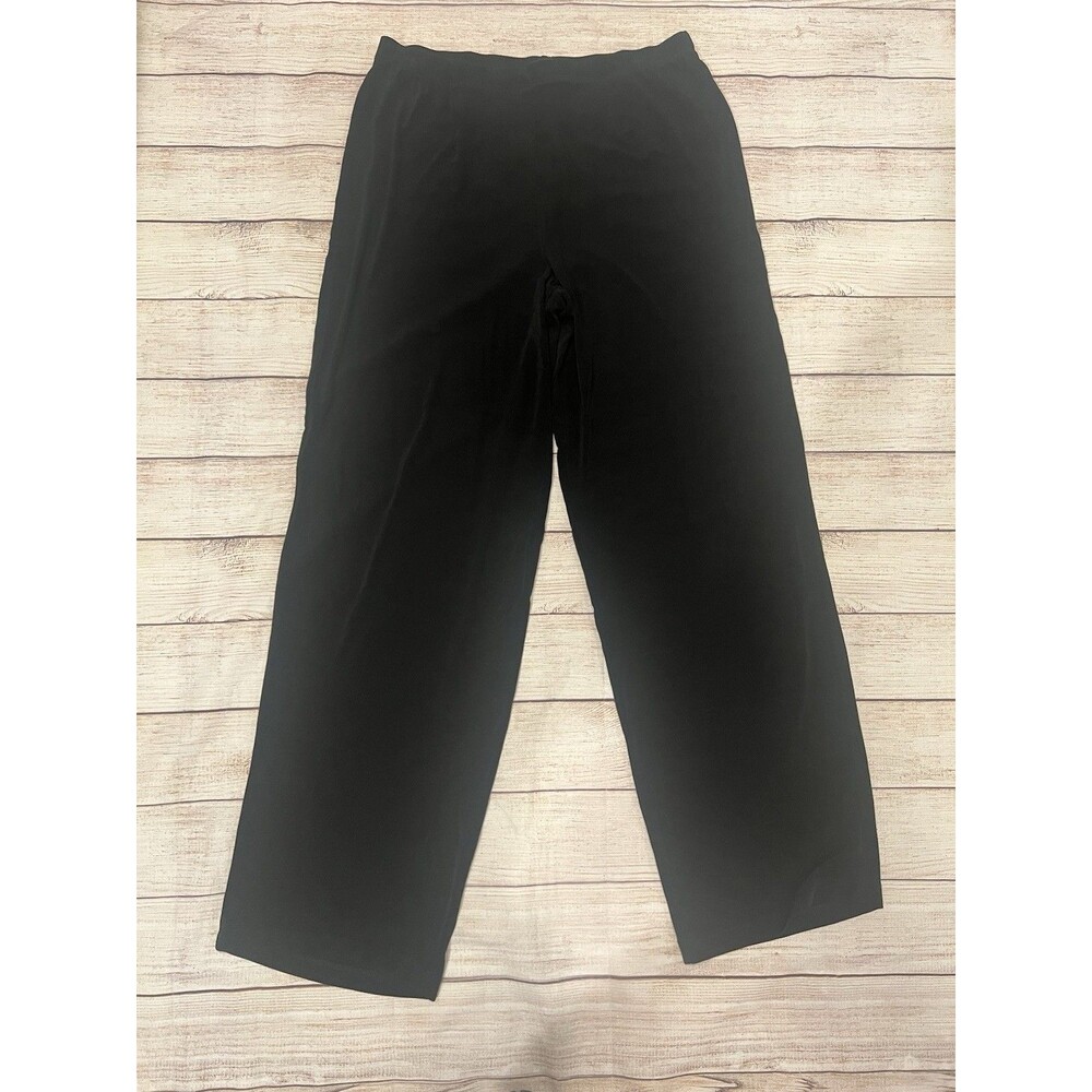 West End Elastic Waist Black Pants Like Chico’s Travelers Size Large